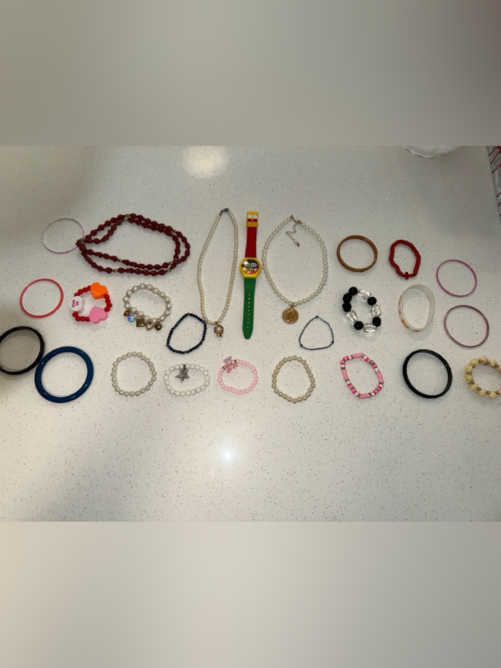 Kids Mixed Costume Jewelry Accessories Set - Assorted Colors.